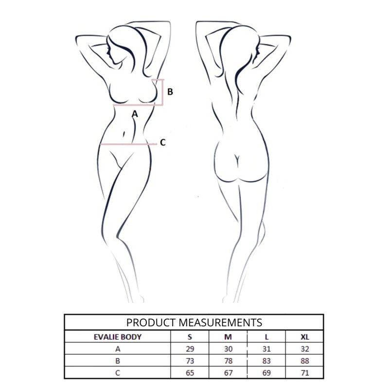 Боді Passion EVALIE BODY black XL