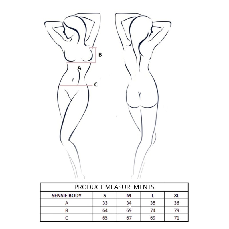 Боді Passion SENSIE BODY burgundy M