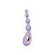 Анальне намисто з вібрацією LELO Soraya Beads Violet Dusk, різний діаметр намистин, 8 режимів