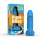 Ароматна свічка пікантної форми Pure Bliss Blue Coco Splash (Кокосове молоко) 18 см