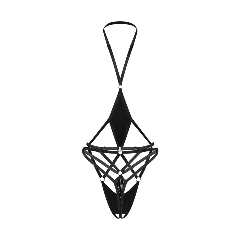 Боді Obsessive Keira Lise crotchless teddy L/XL