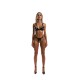 Комплект Obsessive Keira Lise 2-pcs crotchless set L/XL