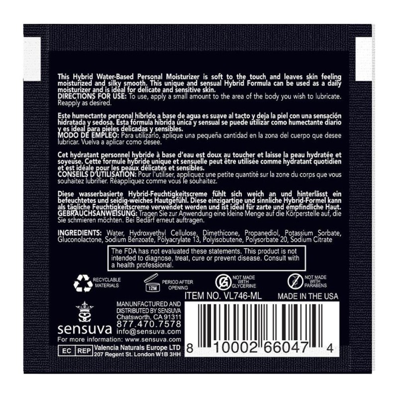 Пробник Sensuva - Hybrid Formula Cotton Candy (6 мл)
