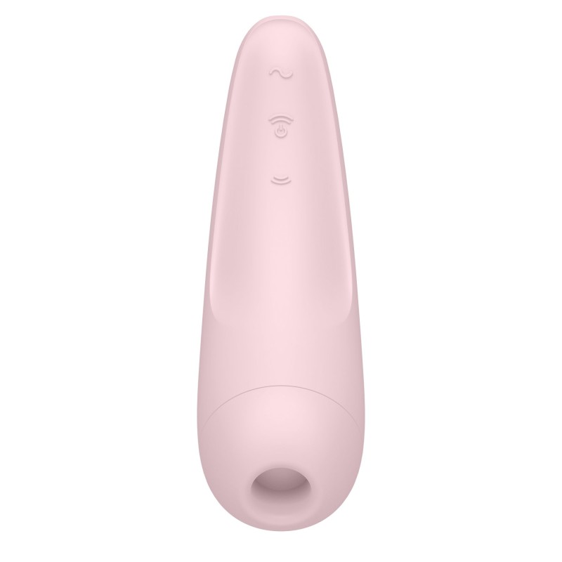 Вакуумний кліторальний стимулятор Satisfyer Curvy 2+ Pink з керуванням через інтернет