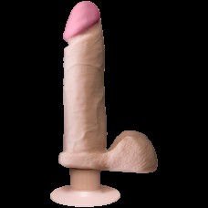 Фалоімітатор Doc Johnson The Realistic Cock 8 inch ULTRASKYN, діаметр 5,1 см, плавне регулювання