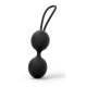 Вагінальні кульки Dorcel Dual Balls Black, діаметр 3,6 см, маса 55 г