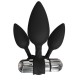 Набір анальних вібропробок Bathmate Anal Training Plugs VIBE, діаметр 2,5 см - 3,1см - 3,8см