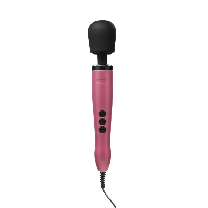 Вібромасажер DOXY Original Pink, дуже потужний, живлення 220В, пульсівні вібрації