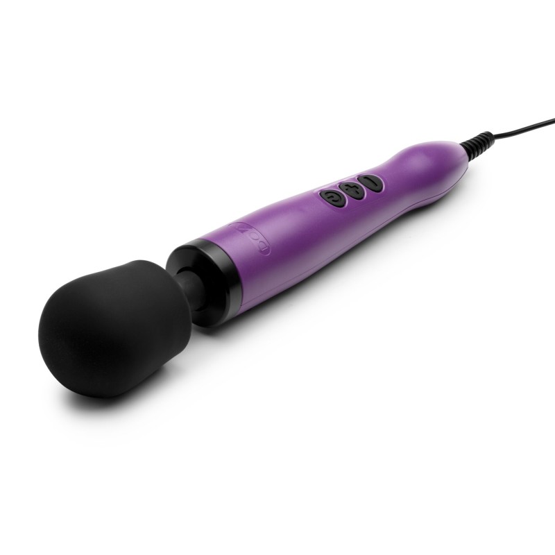 Вибромассажер DOXY Original Purple, очень мощный, питание 220В, пульсирующие вибрации