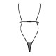 Боді монокіні з відкритими грудьми Passion DIABOLINA BODY L/XL, black