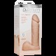 Фалоімітатор Doc Johnson Platinum TRUSKYN - The Tru Ride 6 Inch, діаметр 4,3 см, двошаровий силікон