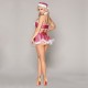 Новогодний эротический костюм «Блестящая Шелли» One Size Pink