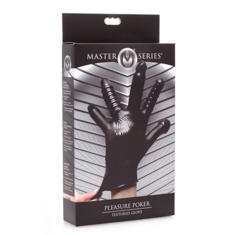 Рукавичка з різними текстурами Master Series Pleasure Poker Textured Glove (м'ята упаковка!!!)