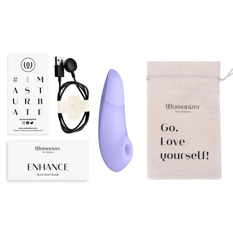 Вакуумний кліторальний стимулятор Womanizer Enhance Lilac
