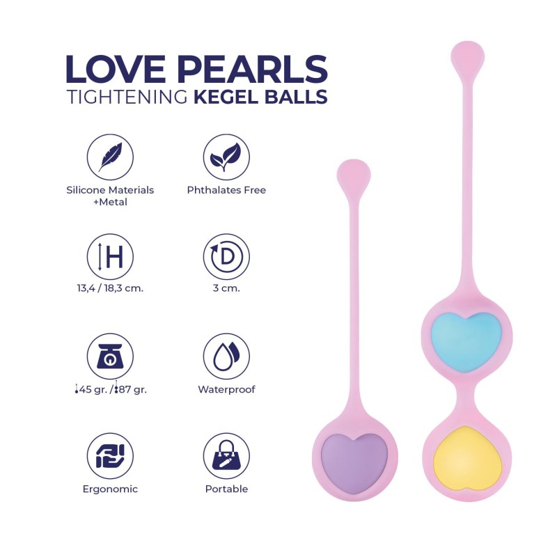 Вагинальные шарики Wooomy Love Pearls
