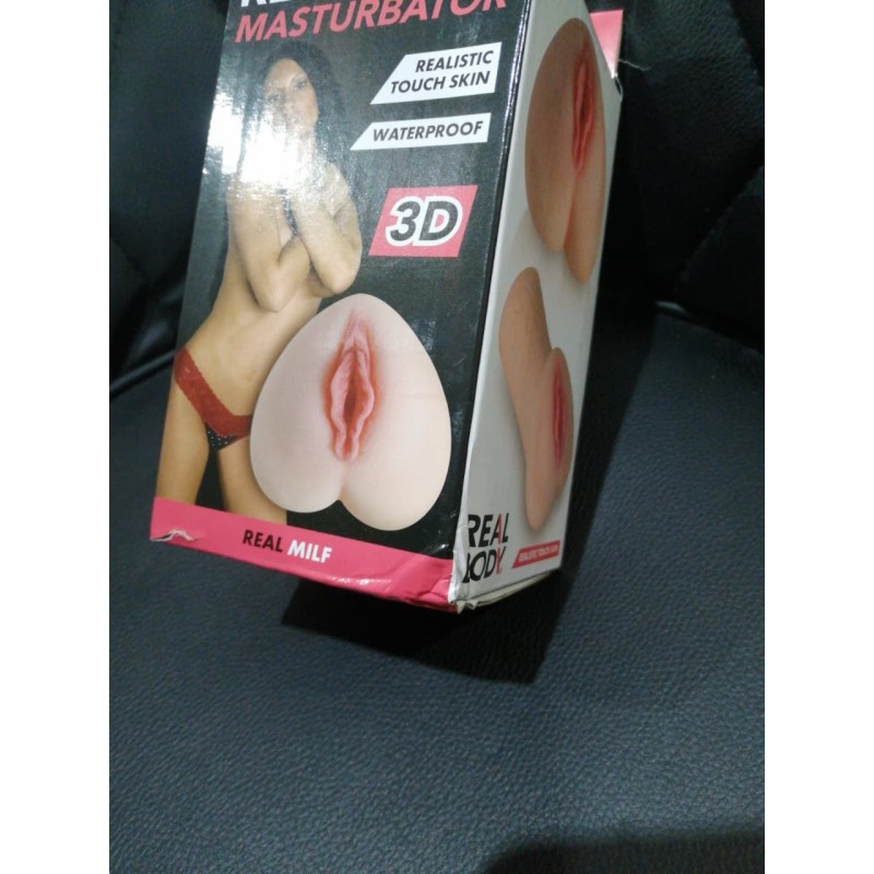 Реалистичный 3D-мастурбатор Вагина Real Body — The MILF (мятая упаковка!!!)
