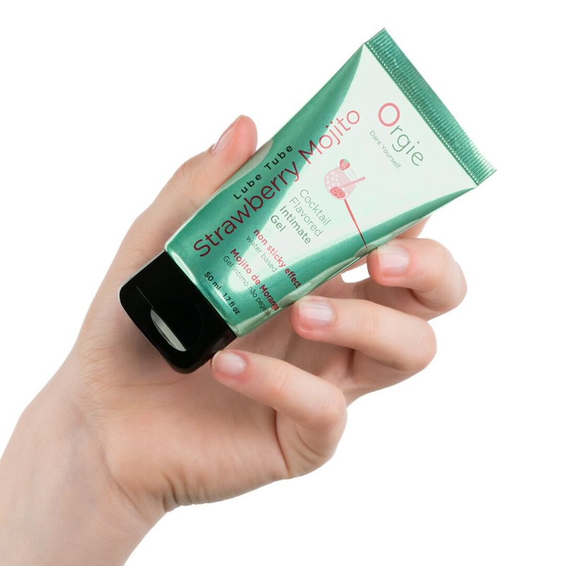 Распродажа!!! Лубрикант на водной основе Orgie Lube Tube Strawberry Mojito 50мл (срок 31.07.2026)