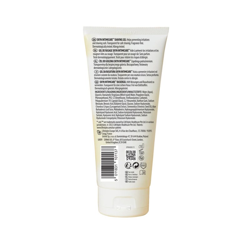 Распродажа!!! Гель для бритья Skyn Intimicare Shaving Gel 150 мл (срок 30.06.2026)