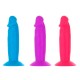 Набір фалоімітаторів ADDICTION Silly Willy 3.3” Silicone Dildo, 3 кольори, 12 шт
