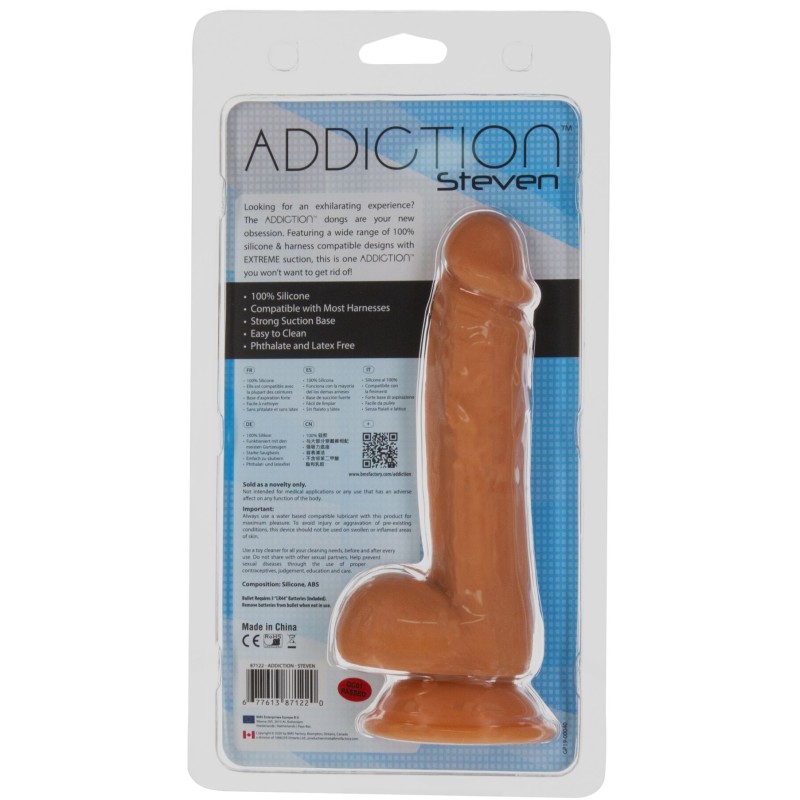 Фалоімітатор ADDICTION Steven 7.5