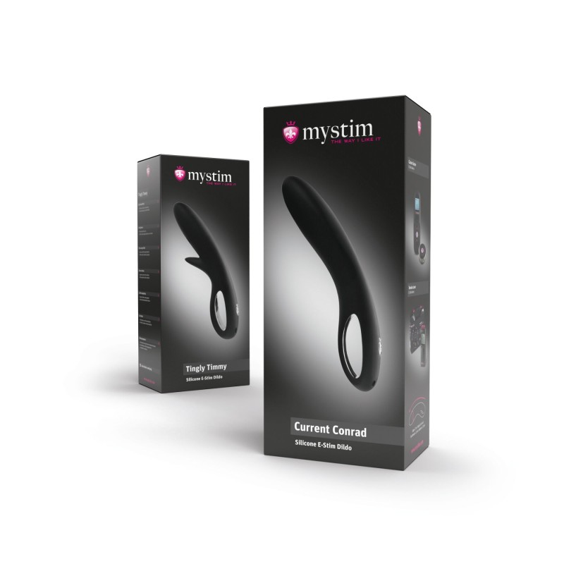 Силиконовый дилдо Mystim Current Conrad для электростимулятора