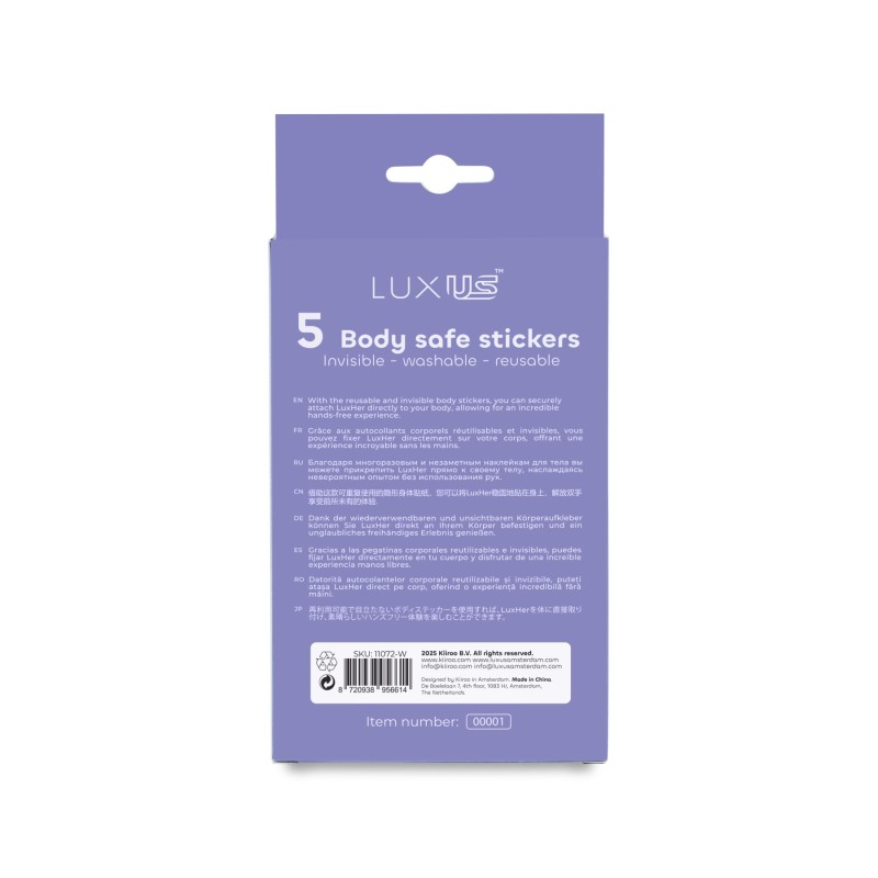 Комплект наклеек для вибратора LuxusHer Kiiroo Luxus Stickers (2 шт)