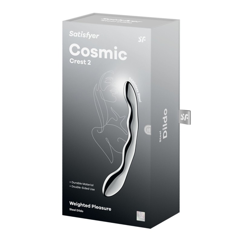 Металлический дилдо Satisfyer Cosmic Crest 2
