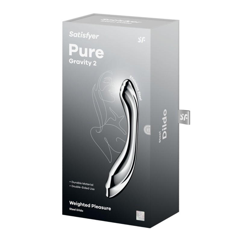Металлический дилдо Satisfyer Pure Gravity 2