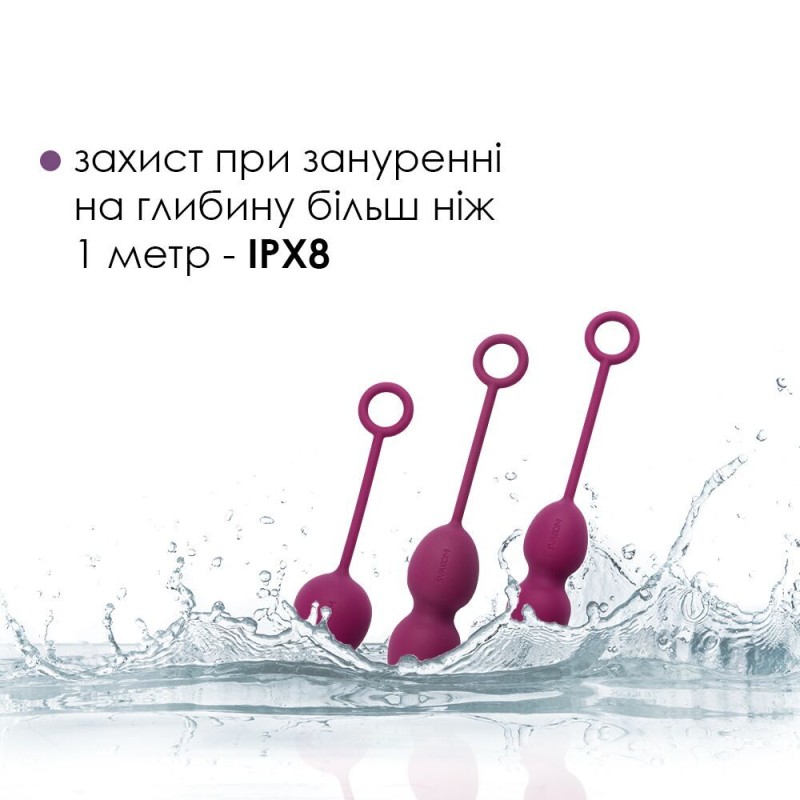 Набор вагинальных шариков со смещенным центром тяжести Svakom Nova Violet (мятая упаковка!!!)