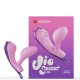 Віброяйце під одяг KISSTOY Viosecret Pro, з пульсацією для клітора, трусики-стрепи в комплекті