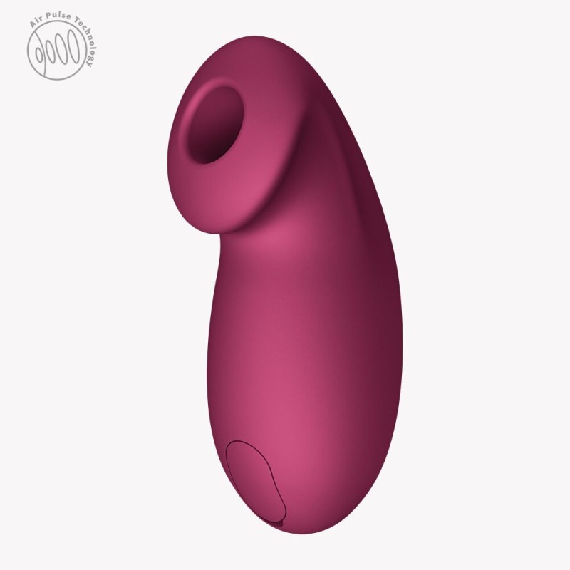 Вакуумный стимулятор Fun Factory Desire Wine Red, 11 режимов работы, перезаряжаемый
