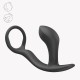 Анальная пробка с эрекционным кольцом Fun Factory Bootie Ring Black