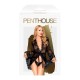 Комплект пеньюар, трусики с доступом и браллет Penthouse - Hypnotic Power Black XL (мятая упаковка!!!)