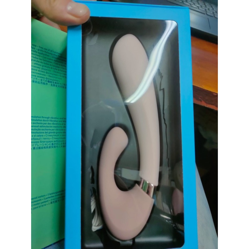 Смарт вибратор-кролик с подогревом Satisfyer Heat Wave Mauve (мятая упаковка!!!)