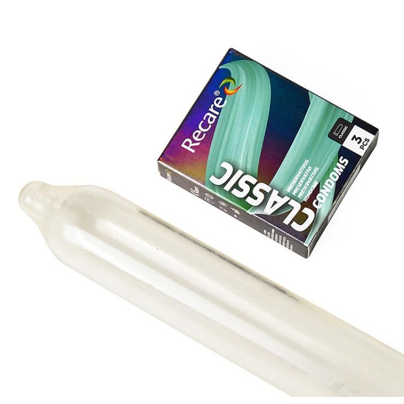 Презервативы Holographic Recare Classic Condoms 3 шт, классические