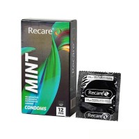 Презервативы Holographic Recare Ultra Thin Mint Condoms 12 шт, ультратонкие, аромат: мята