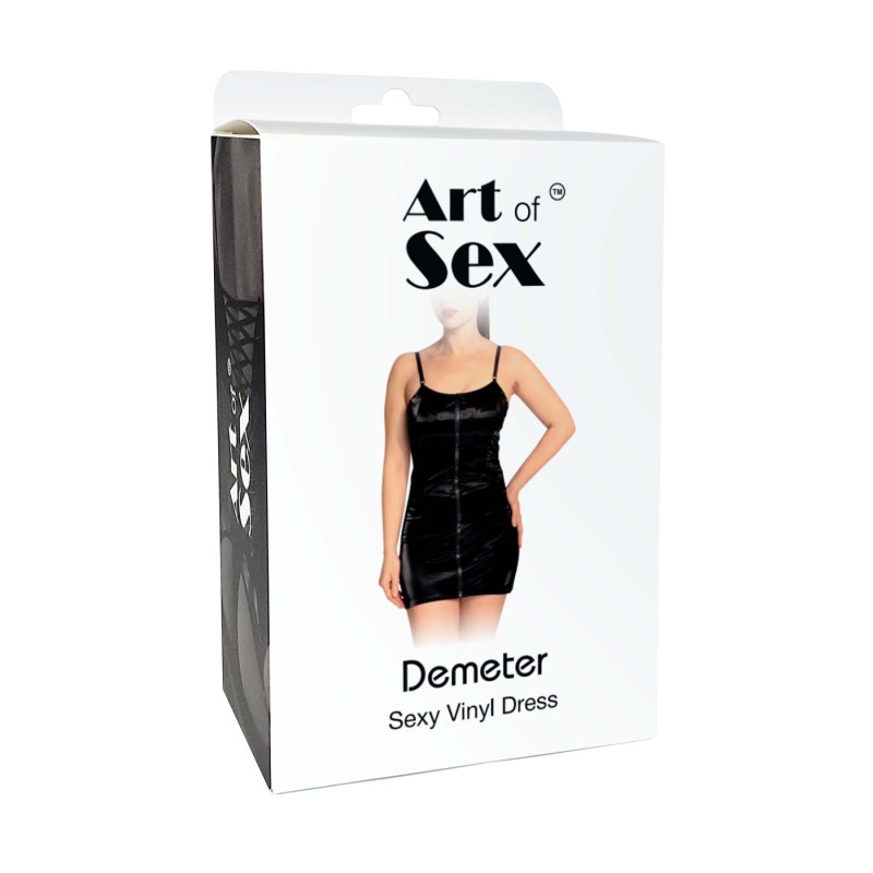 Лакированное платье Art of Sex - Demeter, цвет красный, размер S