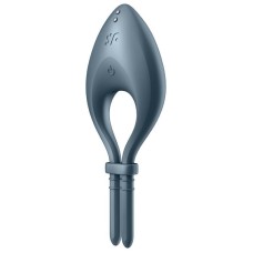 Эрекционное смарт виброкольцо лассо Satisfyer Bullseye Dark Blue (повреждена упаковка!!!)