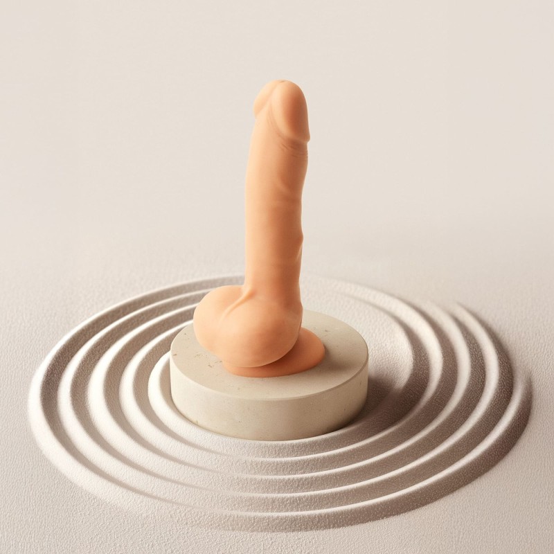 Фаллоимитатор с вибрацией и ротацией Strap-On-Me Rotating & Vibrating Realistic Dildo - L - Vanilla