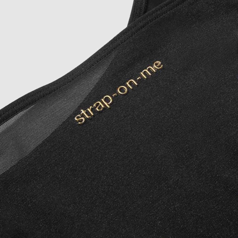 Боди с фиксацией дилдо Strap-On-Me Harness Body Signature - L - Black