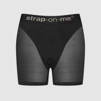 Шорты с фиксацией дилдо Strap-On-Me Harness Lingerie Halo - S - Black