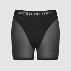 Шорты с фиксацией дилдо Strap-On-Me Harness Lingerie Halo - S - Black