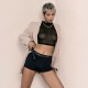 Шорты с фиксацией дилдо Strap-On-Me Harness Lingerie Allure - XL - Black