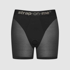 Шорты с фиксацией дилдо Strap-On-Me Harness Lingerie Halo - XL - Black