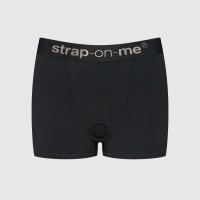 Шорты с фиксацией дилдо Strap-On-Me Harness Lingerie Allure - M - Black