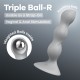Анальний стимулятор-намистини Satisfyer Triple Ball-R Grey