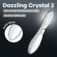 Двосторонній скляний дилдо Satisfyer Dazzling Crystal 2 Transparent