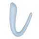 Вібратор для пар Satisfyer Double Classic Light Blue з одним моторчиком
