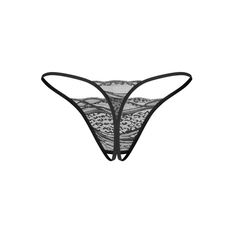 Набор трусиков с доступом Obsessive Bianca 2-pack crotchless thong 2XL/3XL