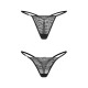 Набор трусиков Obsessive Clara 2-pack thong L/XL